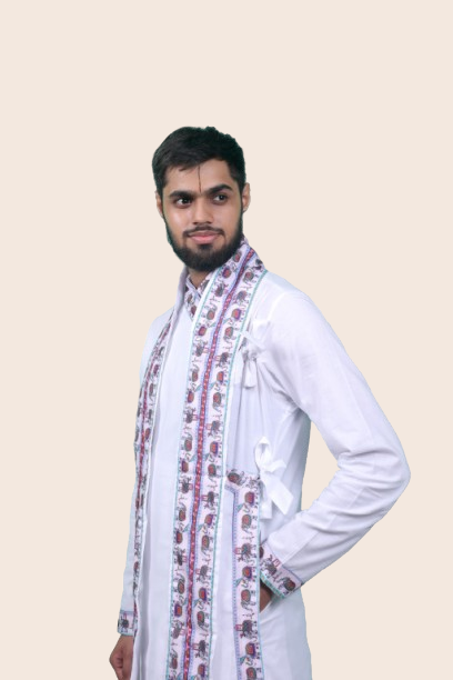 Traditional Bagalbandhi Dhoti Set